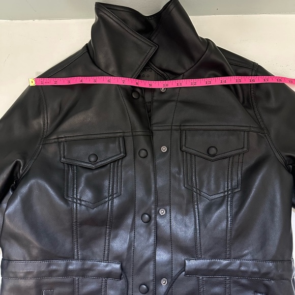Blank NYC Black Leather Jacket Size Small - Picture 8 of 11